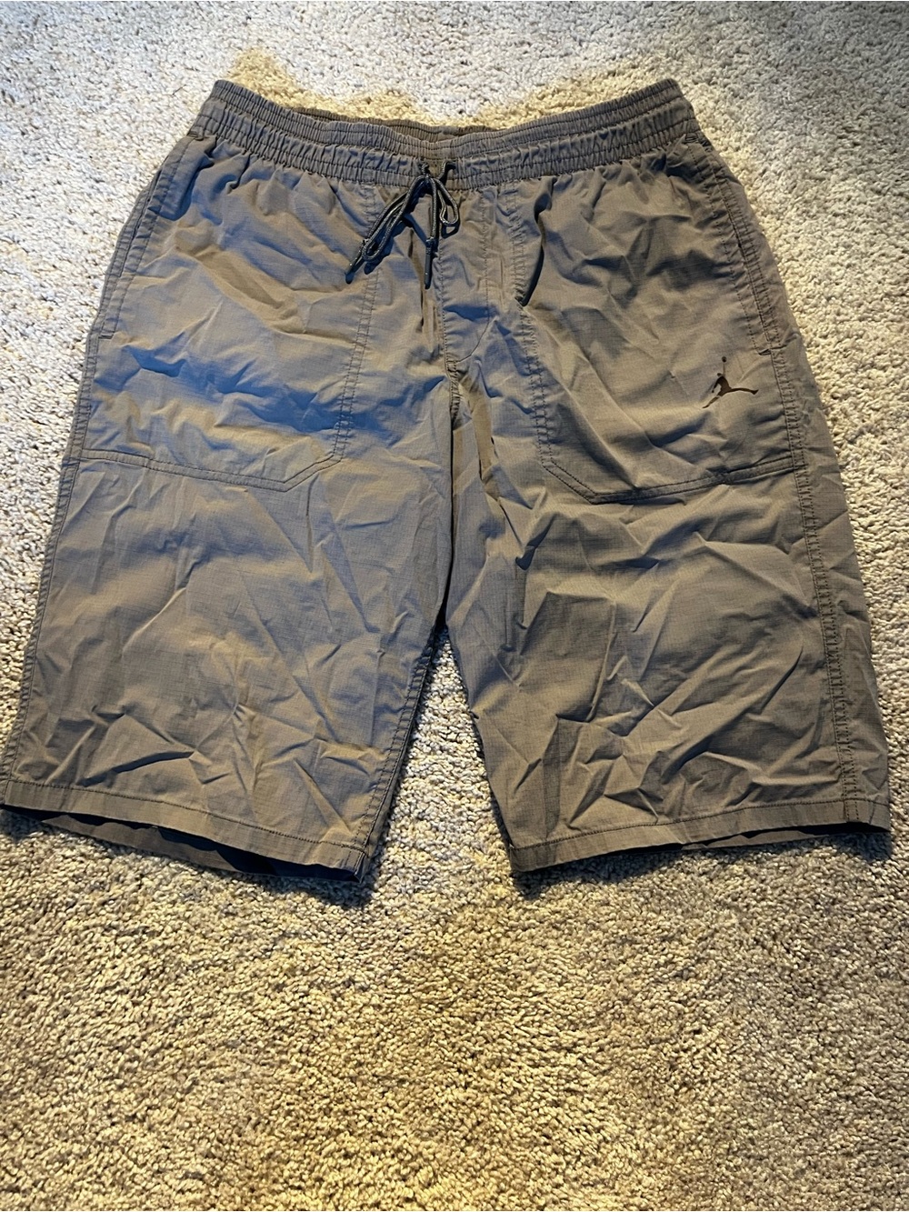Jordan Men's Charcoal Drawstring Athletic Shorts

ALL SALES FINAL | NO REFUNDS